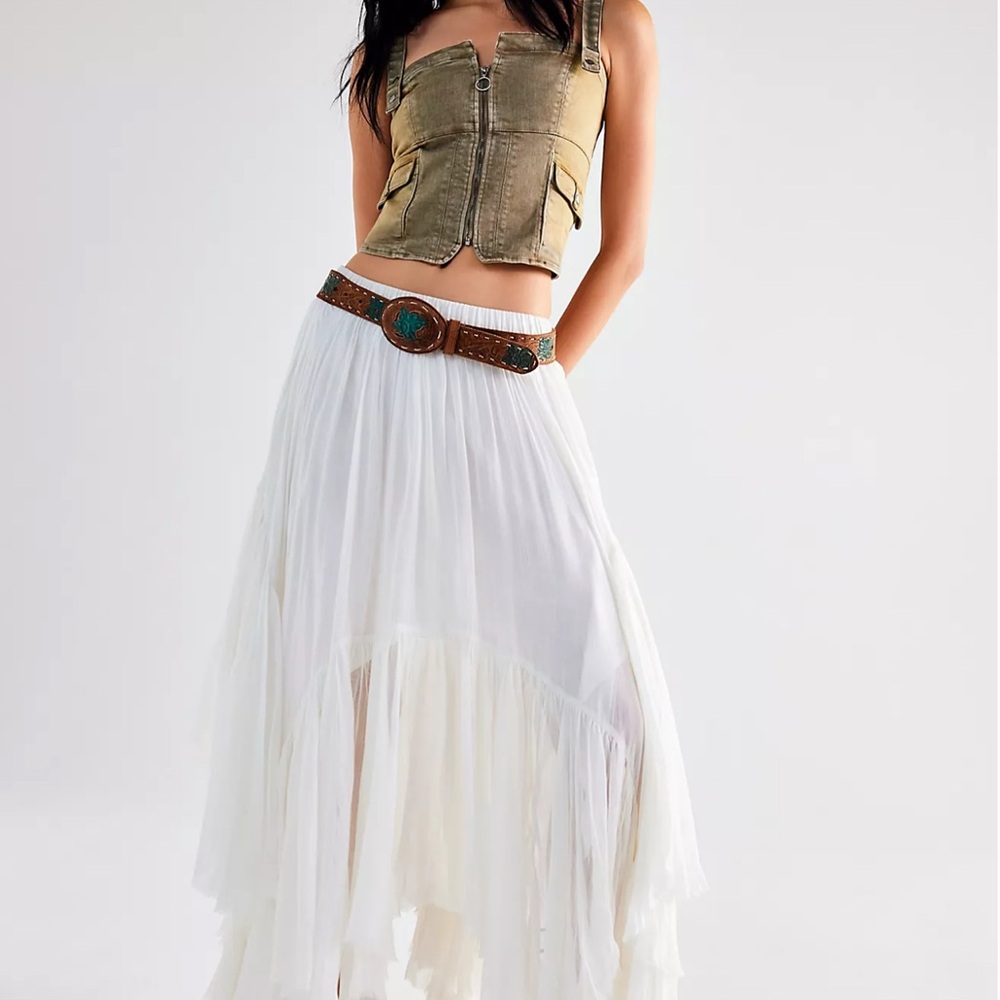 White Maxi Skirt